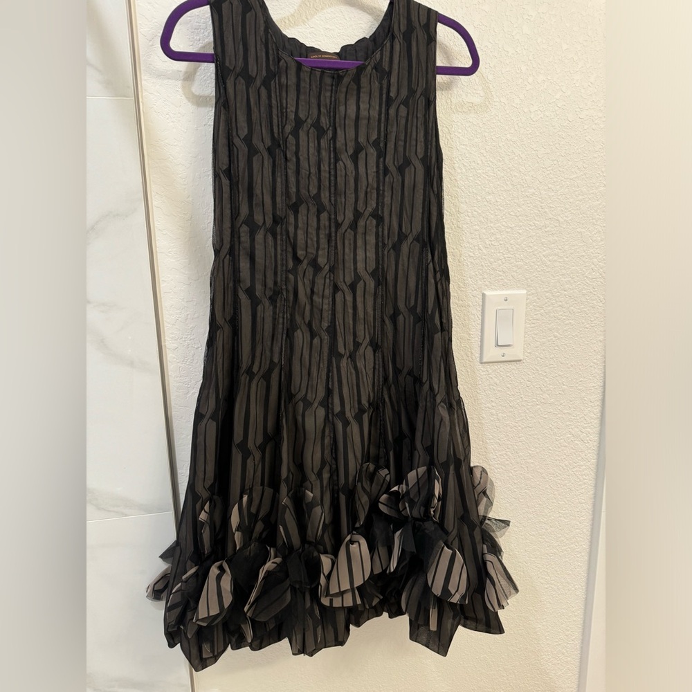 Adolfo Dominguez Brown Vintage Short Dress/ Size 38